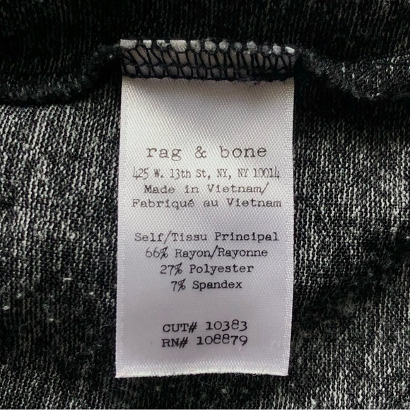 RAG & BONE Dark Heather Grey T-Shirt - Women’s Small - Picture 6 of 7